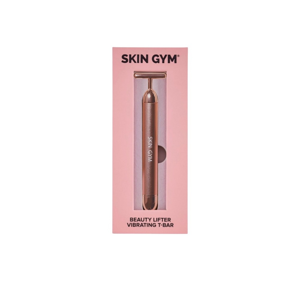 Skin Gym Beauty Lifter Vibrating T-Bar - Rose Gold
